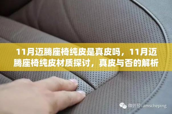 11月迈腾座椅纯皮材质解析,真皮还是非真皮?