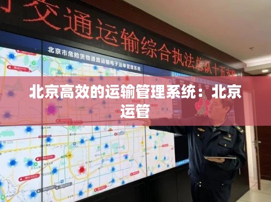 北京高效的运输管理系统:北京 运管