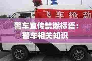 警车宣传禁燃标语:警车相关知识
