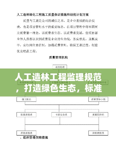 人工造林工程监理规范,打造绿色生态,标准化建设引领未来