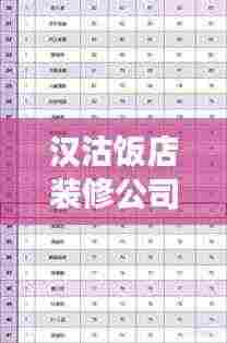 汉沽饭店装修公司排名大揭秘,影响力榜单重磅出炉!