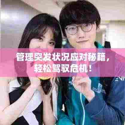 管理突发状况应对秘籍,轻松驾驭危机!